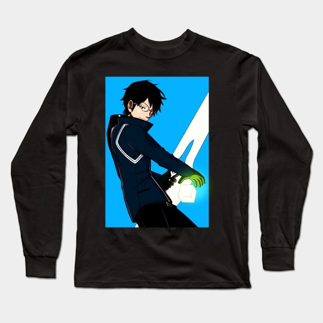 Osamu Mikumo Long Sleeve T-Shirt by Sparkledoom